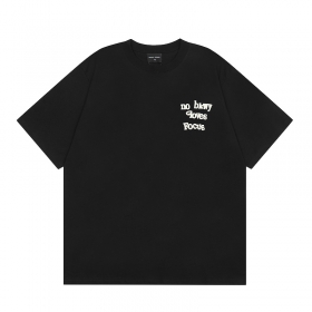 От бренда Focus Storm чёрная 100% хлопковая футболка с надписями