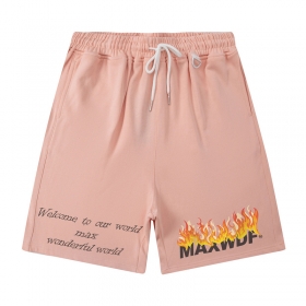 Свободные широкие тканевые шорты MAXWDF розового цвета