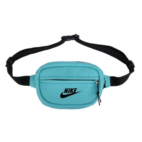 Вместительная голубая поясная сумка с 3 отделения на молнии от Nike