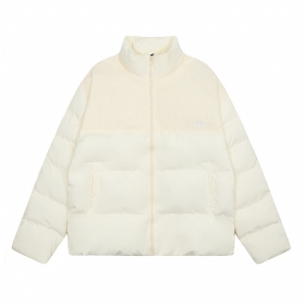 Куртка от бренда Focus Storm белого цвета с вельветовыми вставками