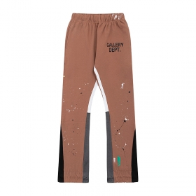 Кофейного-цвета удобные спортивные штаны Gallery Dept с 2-мя карманами
