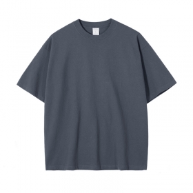 Серо-синяя классическая плотная футболка ARTIEMASTER