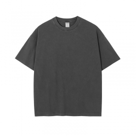 Тёмно-серая плотная футболка ARTIEMASTER с потёртостями
