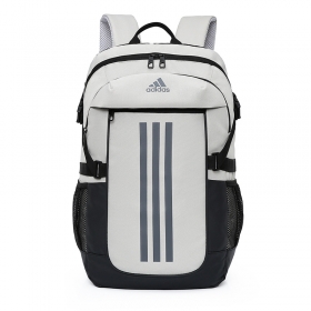 Спортивный белый рюкзак Adidas с водоотталкивающей пропиткой