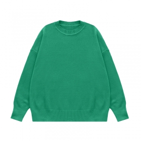 Зеленого цвета INFLATION брендовый свитшот с удлиненным рукавом