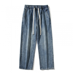 Комфортные BYD JEANS джинсы свободного кроя синего цвета