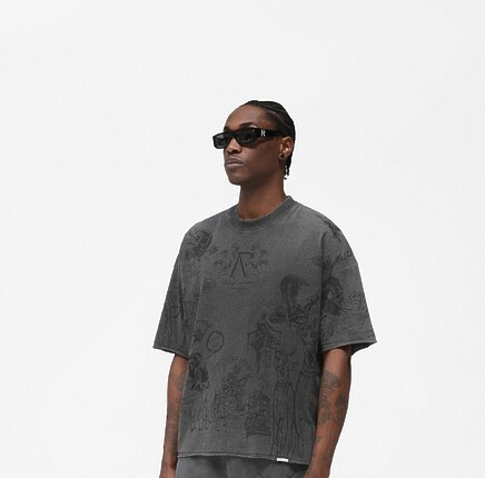 Футболка Represent графитового цвета с коротким рукавом