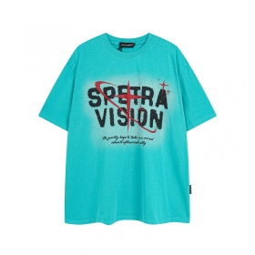 Голубая футболка от бренда SPECTRA VISION с коротким рукавом
