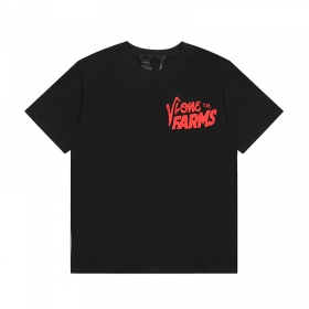 Базовая VLONE черного цвета футболка с округлым вырезом горловины