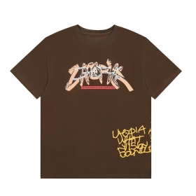 Cactus Jack футболка с оригинальным принтом в коричневом цвете