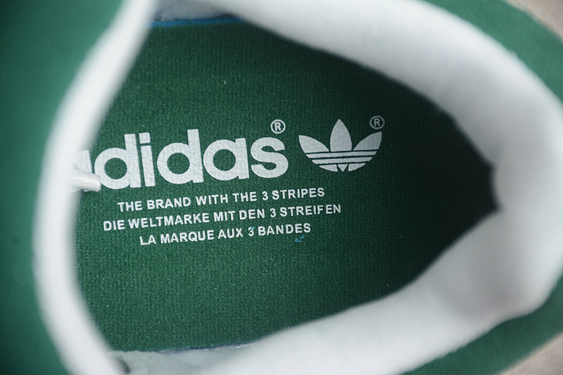 Замшевые кроссовки Adidas Campus Bold 00S зеленого цвета