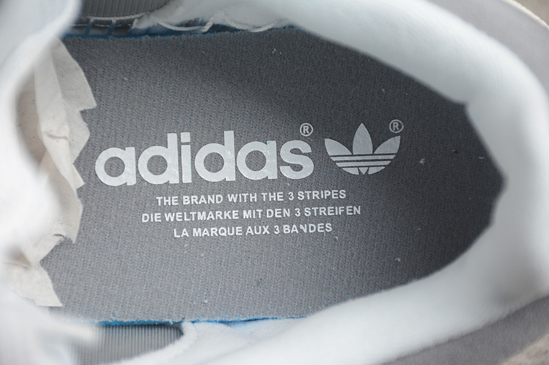 Кроссовки Adidas Campus Bold 00S серые из замшевой ткани