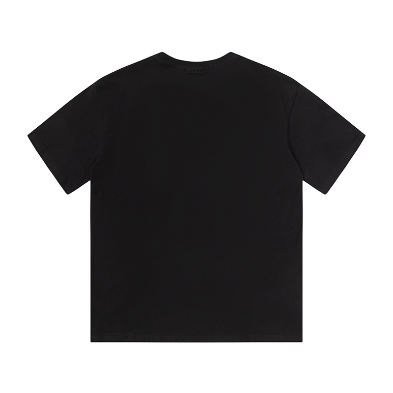 Классическая чёрная футболка с фирменным лого Trapstar 
