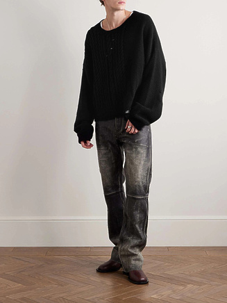 Enfants Riches Deprimes свитер в черном цвете с длинным рукавом