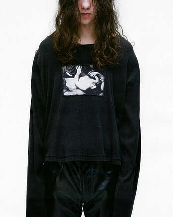 Свитшот Enfants Riches Deprimes черный свободного кроя