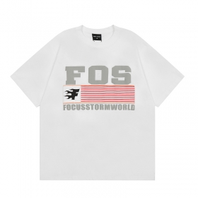 Белая базовая футболка Focus Storm выполнена из 100% хлопка