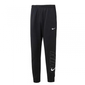 Трикотажные спортивные штаны Nike чёрные на резинке