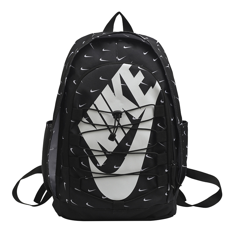 Классической формы чёрный рюкзак Nike со стягивающей резинкой 