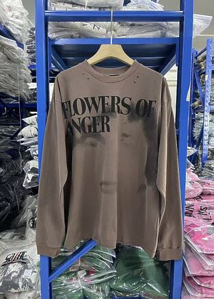 Свитшот Enfants Riches Deprimes в светло-коричневом цвете с принтом