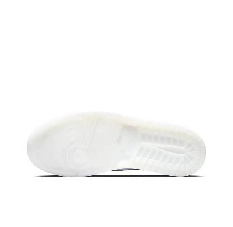 Кроссовки белые с черным Air Jordan Mid кожа