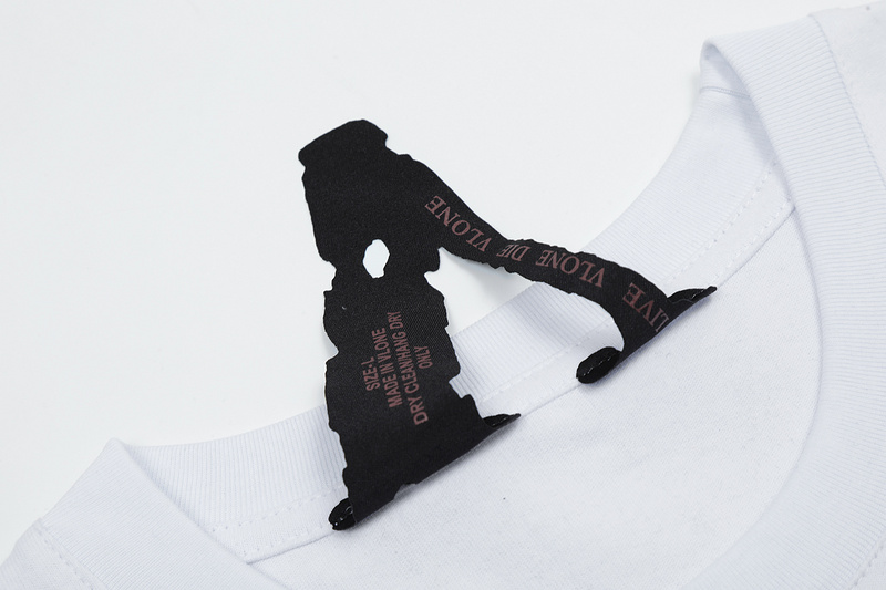 VLONE футболка белая в стиле "Аниме" выполнена в стиле оверсайз