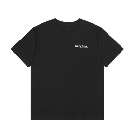От бренда Cactus Jack черная футболка с печатью "Киборг"