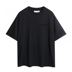 Essentials FOG черная футболка с надписями на спине и груди