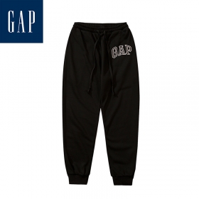 Чёрного-цвета свободные спортивные штаны GAP с высокой посадкой