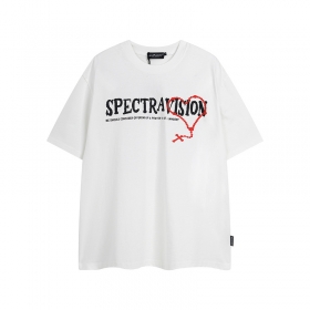 Стильная SPECTRA VISION футболка с коротким рукавом белого цвета