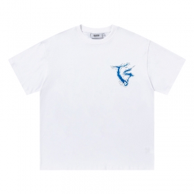 Универсальная от Trapstar с рисунком "Волна" футболка белая