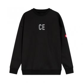 Черный свитшот Cav empt с фирменным логотипом "СЕ"