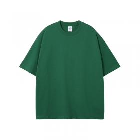 Зелёная классическая повседневная футболка ARTIEMASTER плотностью 275г