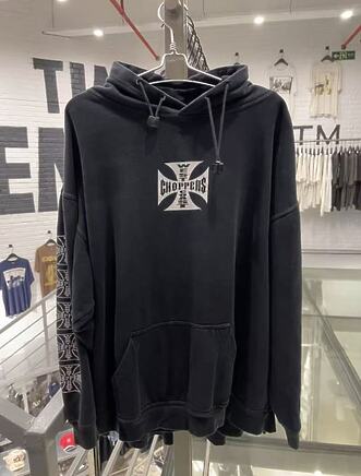 West Coast Choppers худи в черном цвете с фирменным принтом