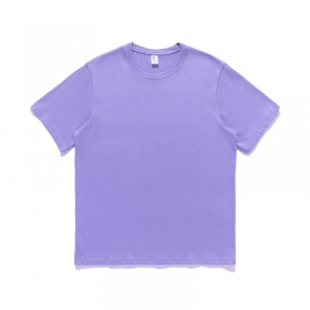 Лавандового цвета UT&UT свободного кроя унисекс футболка