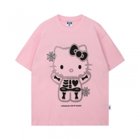 Розовая с принтом "Хеллоу Китти" футболка от бренда My Soul