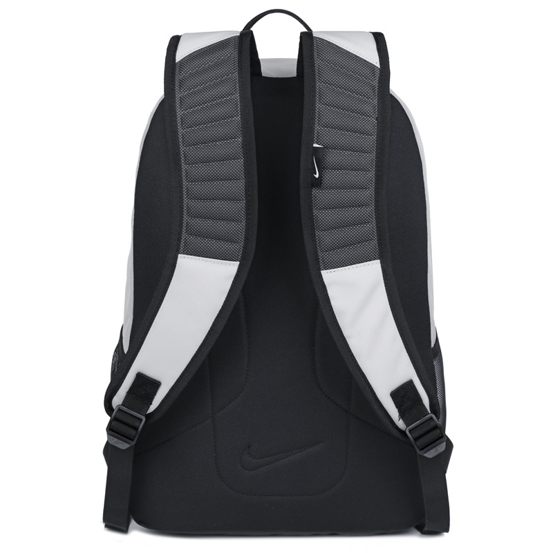 Светло-серый классический рюкзак с карманами сеткой по бокам Nike