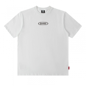 Базовая футболка MAXWDF белая с коротким рукавом и принтом "Мишка"