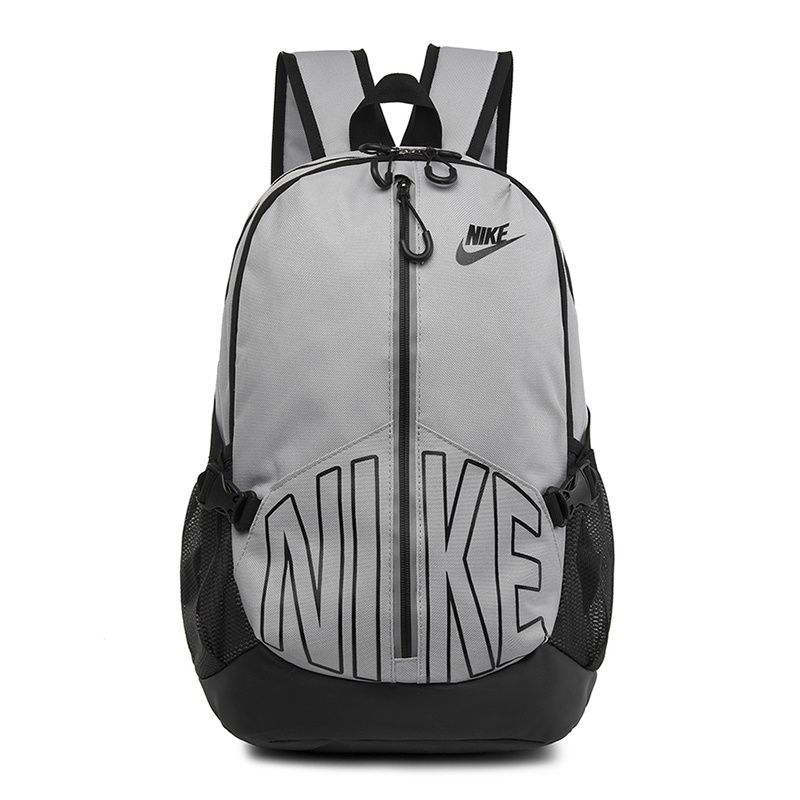 Nike серый спортивный рюкзак с боковыми стяжками и сетчатыми карманами
