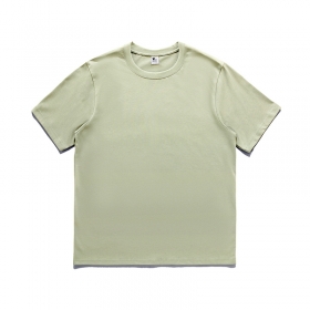 UT&UT футболка в оливковом цвете стильная модель на каждый день