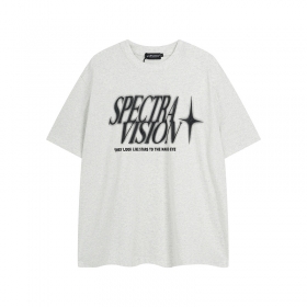 Светло-серая футболка SPECTRA VISION свободного кроя