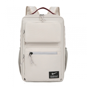 Большой молочного-цвета рюкзак Nike с ортопедическими лямками