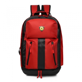 Красный рюкзак Jordan широкими плечевыми лямками и нагрудной стяжкой
