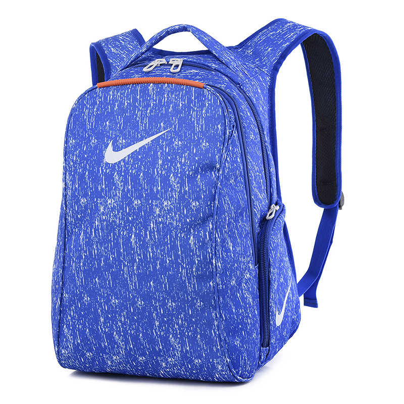 Повседневный синий рюкзак Nike с двумя основными отделениями