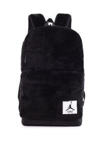 "Пушистый" черного цвета комфортный рюкзак Nike Air Jordan