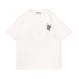 Белая 100% хлопковая от бренда Dark Plan футболка с коротким рукавом