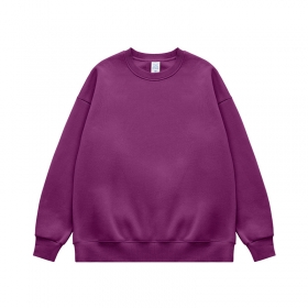 Модного фасона INFLATION фиолетовый свитшот свободный