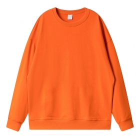 Оранжевого цвета хлопковый свитшот UT&UT стильная модель