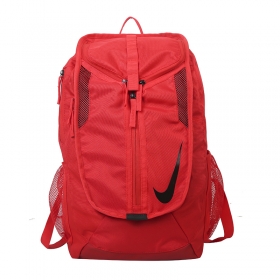Рюкзак Nike красный с двумя сетчатыми карманами по бокам