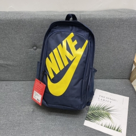 Тёмно-синий Nike рюкзак с жёлтым лого реверсивный замок 