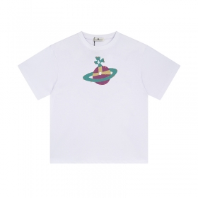 Легкая с коротким рукавом Vivienne Westwood белая футболка